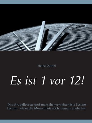 cover image of Es ist 1 vor 12!